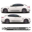 Scuderia Italia Side Stripes Fits Alfa Romeo Giulia Vinyl Decal Stickers