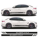 Scuderia Italia Lower Side Stripes Fits Alfa Romeo Giulia Vinyl Decal Stickers