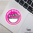Send Noodles Funny JDM Kanji Macbook Laptop Vinyl Decal Sticker