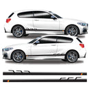 BMW 1 Series German Flag Side Stripes Vinyl Decal Sticker Graphics