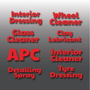 Car Detailing Spray Bottle Vinyl Sticker Labels