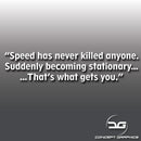JDM Jeremy Clarkson Speed Quote Vinyl Decal