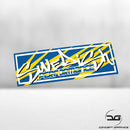 Swedish Performance Flag Euro Car Vinyl Decal Slap Sticker