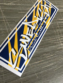 Swedish Performance Flag Euro Car Vinyl Decal Sticker