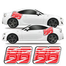 86 Car Vinyl Decal Sticker Graphics for Toyota GT86