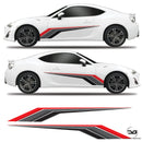 Racing Side Graphics Toyota GT86 Subaru BRZ