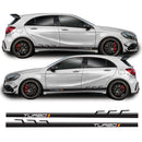 Mercedes A Class / A45 AMG 2013 Onwards Turbo German Flag Side Stripe Vinyl Decal Sticker Graphics