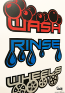 Car Valeting Bespoke Bucket Stickers