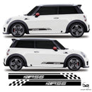 Mini Cooper S R56 JCW Union Jack Half Side Stripe Kit
