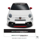 Fiat 500 Abarth 595 Scorpion Power Windscreen Sunstrip Banner Vinyl Decal Sticker