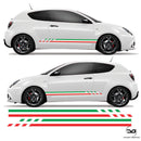 Alfa Romeo Mito Italian Stripes Checkered