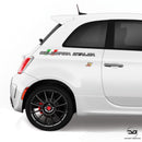 Scuderia Italia Italian Flag Side Vinyl Decal Sticker Graphics for Fiat 500 595 695 Abarth