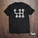 Dog Leg Gearbox Shifter Novelty T-Shirt
