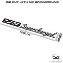 Mini Cooper S R53 Supercharged Signature Vinyl Sticker