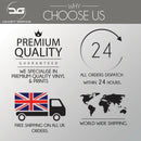 x2 R61 Union Jack Chrome Mini Paceman Domed Gel Badges