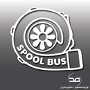 Turbo Spool Bus Funny Sticker
