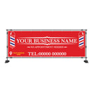 Personalised Business Barber Shop Banner Sign