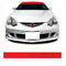 Red Fade JDM Euro DUB Car Sunstrip Windscreen Banner Visor Vinyl Decal Sticker