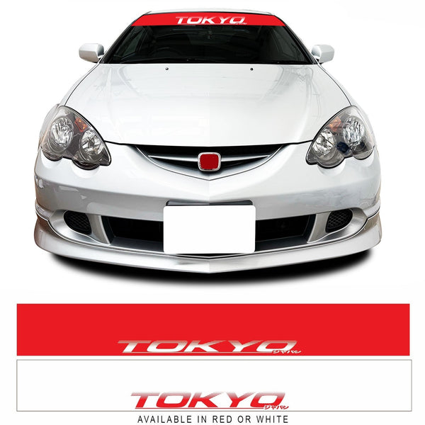 Tokyo Fade Kanji Japanese JDM Turbo Drift Car Windscreen Sunstrip Banner Sticker