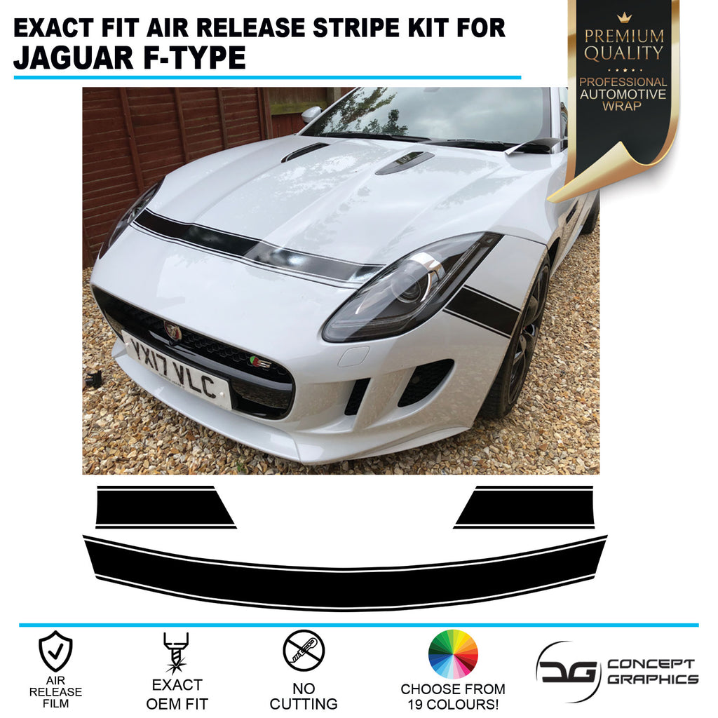 Jaguar F-Type Car Body Stripes & Graphic Stickers | Concept Graphics