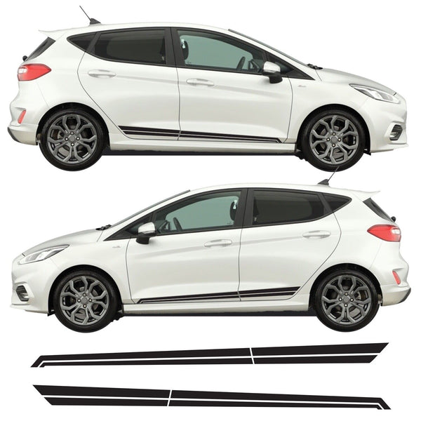 Twin Door Side Stripes Decal Air Release Vinyl Fits Ford Fiesta ST 5dr MK8