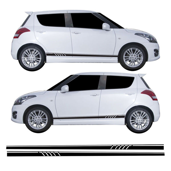 Lower Racing Side Stripes Decal Air Release Vinyl Fits Suzuki Swift Sport MK4