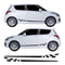 Checkered Side Stripes Decal Air Release Vinyl Fits Suzuki Swift Sport MK4