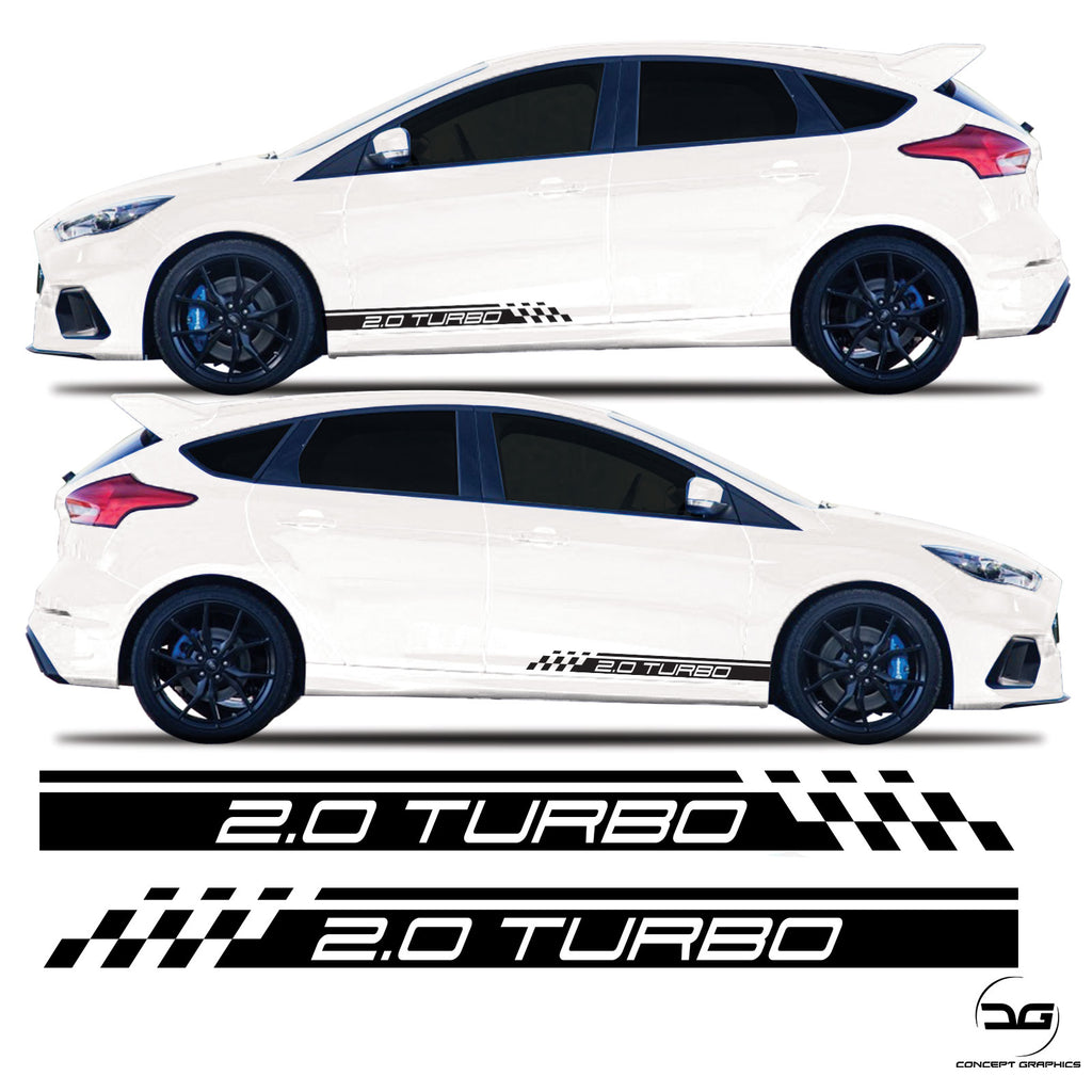 Ford Focus Car Body Stripes & Graphic Stickers | Concept Graphics