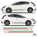 Alfa Romeo Giulietta Racing Italian Square stripes