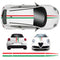 Alfa Romeo Mito Italian Flag Full Racing Stripe Vinyl Decal Sicker Graphic Kit