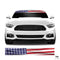 American Flag USA Universal Car Windscreen Sunstrip Vinyl Decal Sticker Banner