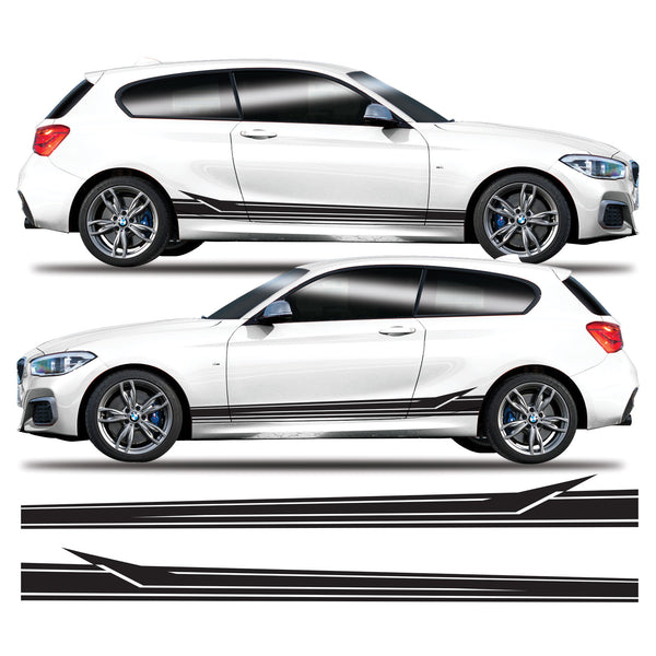 BMW 1 Series M Sport Swoosh Graphics — LIMITLESS STICKERS