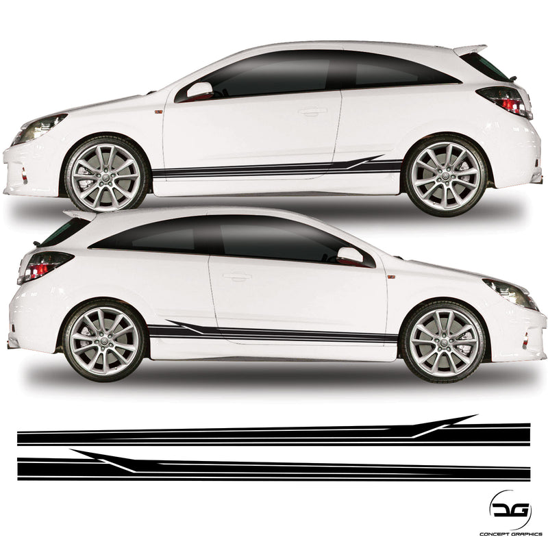 Vauxhall Astra H Side Decals VXR