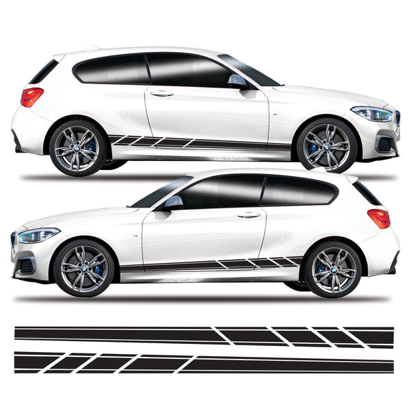 BMW 1 Series Lower Side Stripes Vinyl Decal Sticker Graphics