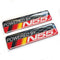 Powered By N55 German Flag 3D Domed Gel Decal Sticker Wing Badges Fits BMW