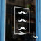 Moustache Barber Shop Window Door Vinyl Decal Sticker Sign