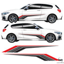 BMW 1 Series Racing Side Stripe Decal Graphics Kit