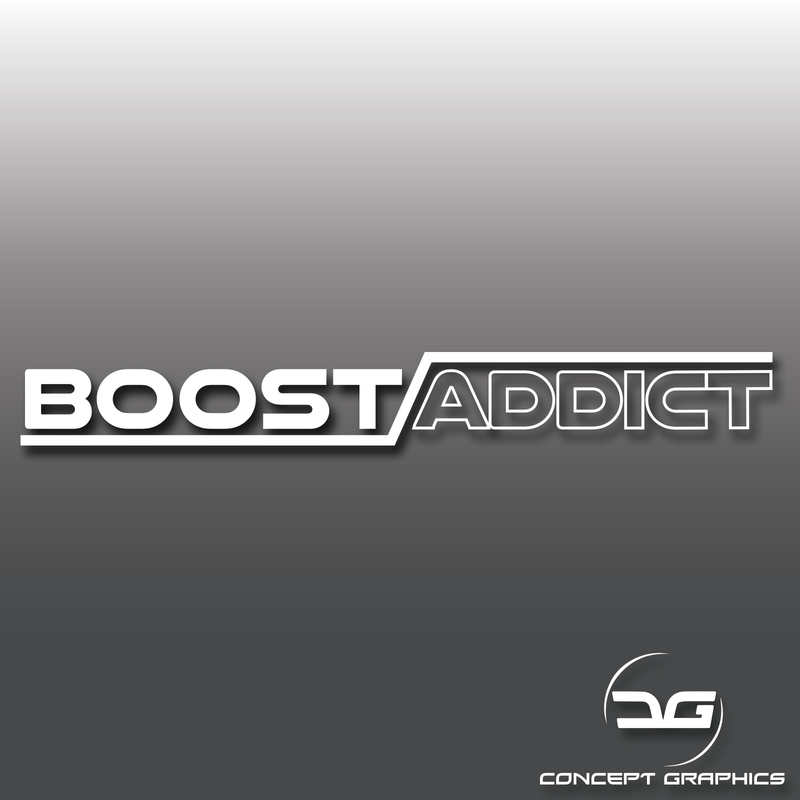 Boost Addict Vinyl Decal Sticker