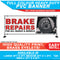 Car Automotive Brake Repairs garage service banner Sign