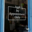 By Appintments Only Shop Window Wall Door Vinyl Decal Sticker Sign