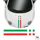 Italian Flag Bonnet Strip Alfa Romeo Mito
