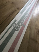 Cinquecento Italian Flag Side Stripe For Fiat 500 Abarth Vinyl Sticker Graphics