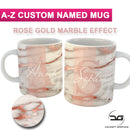Personalised Marble Effect Custom Name Coffee Mug Cup Gift