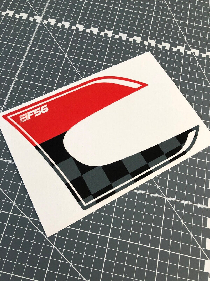 Mini Cooper F56 Union Jack Side Trim Sticker Inlays | Concept Graphics