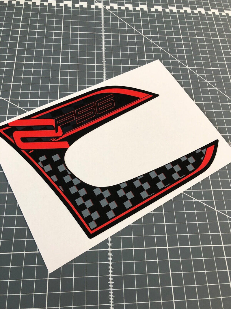Mini Cooper F56 S Side Wing Trim Sticker Inlays | Concept Graphics