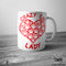 Crazy Cat Lady Paw Print Love Heart Funny Novelty Mug/Cup
