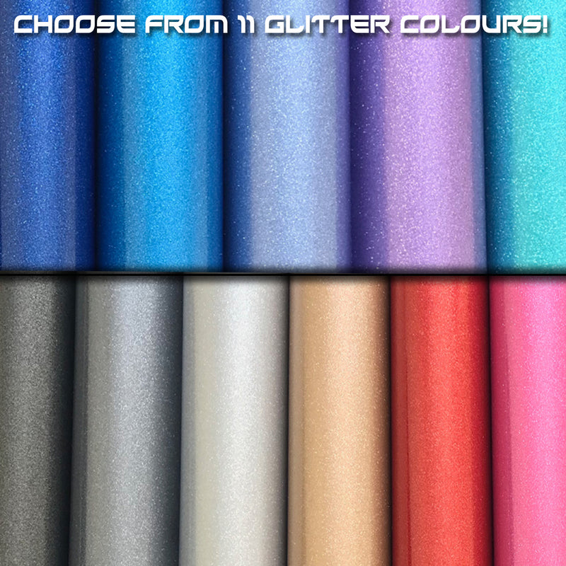 Concept Graphics Glitter Vinyl Stickers Colours To Choose From