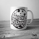 Hooked On Fishing Funny Novelty Coffee Cup Mug Gift