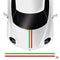 Italian Flag Bonnet Stripe Fiat Alfa Romeo Ferrari Lamborghini Abarth