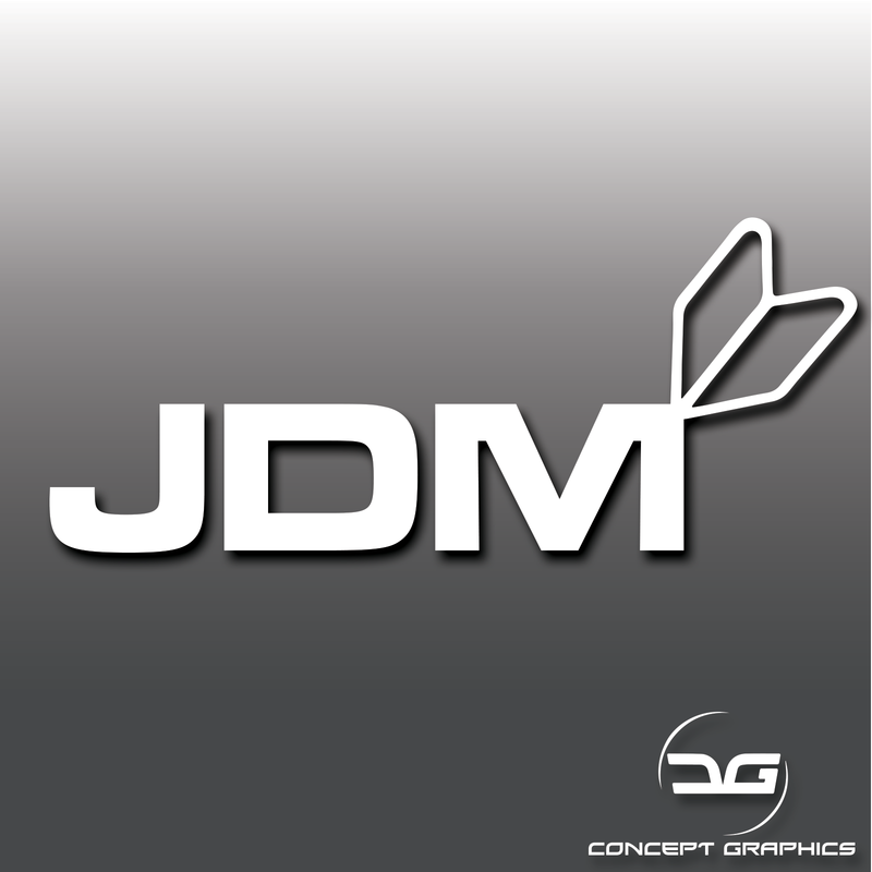 JDM Japanese Leaf Car Vinyl Decal Sticker